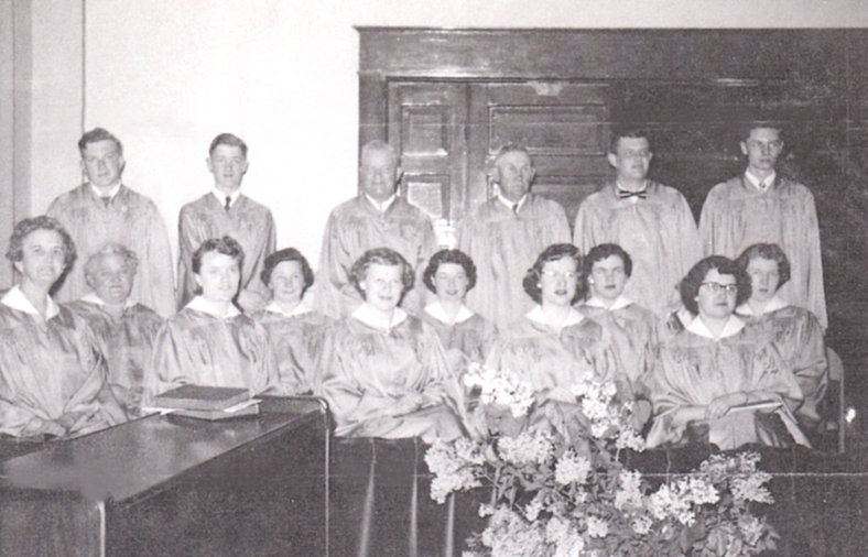 Hartford Federated Church Choir circa 1956